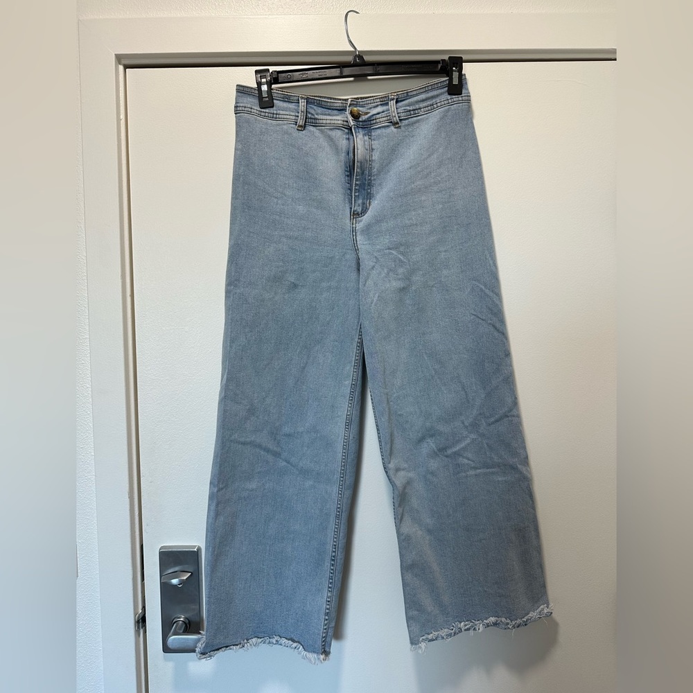 Billabong, Free Fall Indigo Wide-Leg Jeans